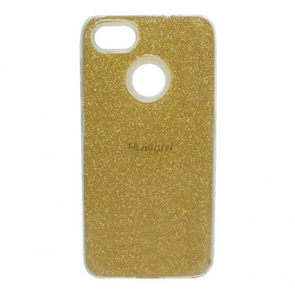 Protectie de telefon din silicon (interior din plastic, spate lucios) GOLD Huawei P9 Lite Mini