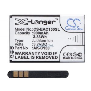 CAMERON SINO Baterie Li-Ion (3.7V/900mAh, compatibil Emporia AK-C150) BLACK Alcatel OT-2053D, Alcatel 2003, Telme C151