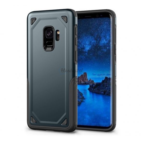 Protector de telefon din plastic Defender (rezistență medie la impact, interior din silicon, ultra-subțire) ALBASTRU ÎNCHIS Samsung Galaxy S9 (SM-G960)