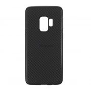   Protectie din silicon pentru telefon (model carbon) NEGRU Samsung Galaxy S9 (SM-G960)