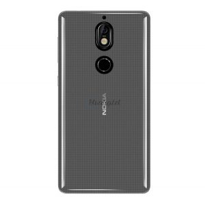 Protectie din silicon pentru telefon (ultra-subtire) TRANSPARENT Nokia 7