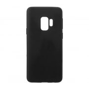   Husă siliconică pentru telefon (mată) negru Samsung Galaxy S9 (SM-G960)