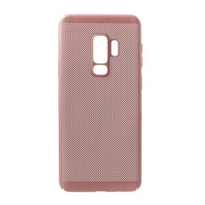 Protecție din plastic pentru telefon (cauciucată, model perforat) GOLDEN Samsung Galaxy S9 Plus (SM-G965)