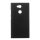 Protector de telefon din plastic (cauciucat) NEGRU Sony Xperia L2 (H4311)