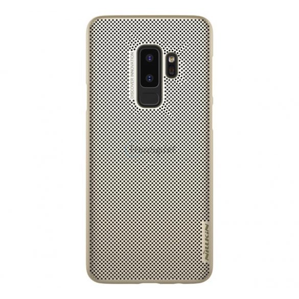 Protector de telefon din plastic NILLKIN AIR (cauciucat, perforat) GOLD Samsung Galaxy S9 Plus (SM-G965)