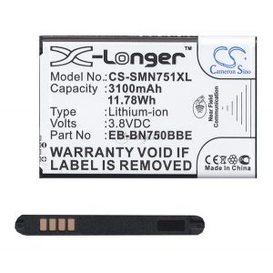 Baterie CAMERON SINO Li-Ion (3,8V/3100mAh, compatibil Samsung EB-BN750BBC) NEGRU Samsung Galaxy Note 3 Neo (SM-N7505)