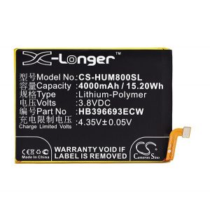 Baterie CAMERON SINO Li-Polymer (3.8V/4000mAh, compatibil cu Huawei HB396693ECW) NEGRU Huawei Mate 8