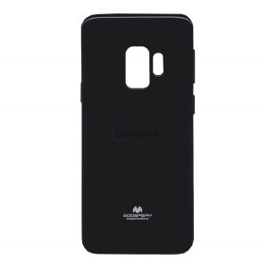 Protector de telefon din silicon MERCURY Goospery (pulbere de mica) NEGRU Samsung Galaxy S9 (SM-G960)