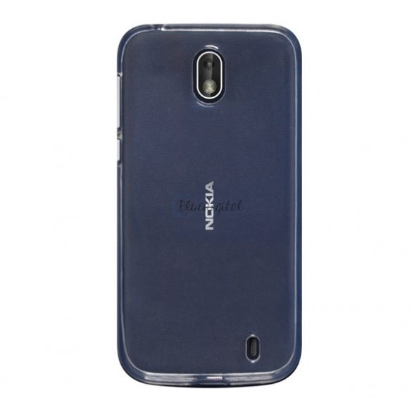 Protectie din silicon pentru telefon TRANSPARENT Nokia 1 (2018)