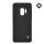 CG MOBILE BMW HEXAGON protectie telefon din plastic (acoperire din piele naturala, model triunghi) NEGRU Samsung Galaxy S9 (SM-G960)