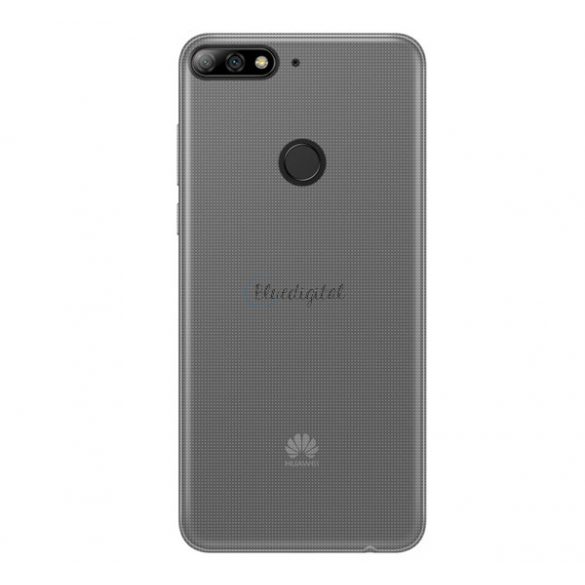 Protector de telefon din silicon (ultra-subtire) TRANSPARENT Huawei Y7 Prime 2018 (Y7 2018)