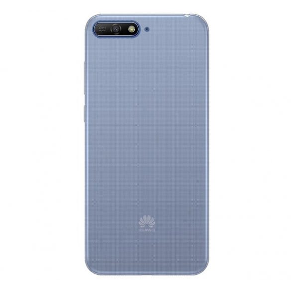 Protectie de telefon din silicon (ultra-subtire) TRANSPARENT Huawei Y6 (2018)