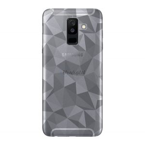 Protectie din silicon pentru telefon (3D, model diamant) TRANSPARENT Samsung Galaxy A6+ (2018) SM-A605F