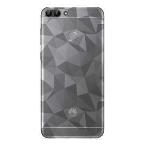 Husă silicon pentru telefon (3D, model diamant) pentru Huawei P Smart (2018)