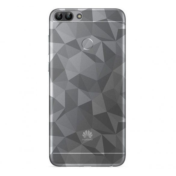 Husă silicon pentru telefon (3D, model diamant) pentru Huawei P Smart (2018)