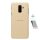 Protector de telefon din plastic NILLKIN SUPER FROSTED (cauciucat, suprafață aspră + folie de protecție a ecranului) GOLD Samsung Galaxy A6+ (2018) SM-A605F