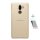 Protectie de telefon din plastic NILLKIN SUPER FROSTED (cauciucat, suprafata aspra + folie de protectie a ecranului) GOLD Nokia 7 Plus