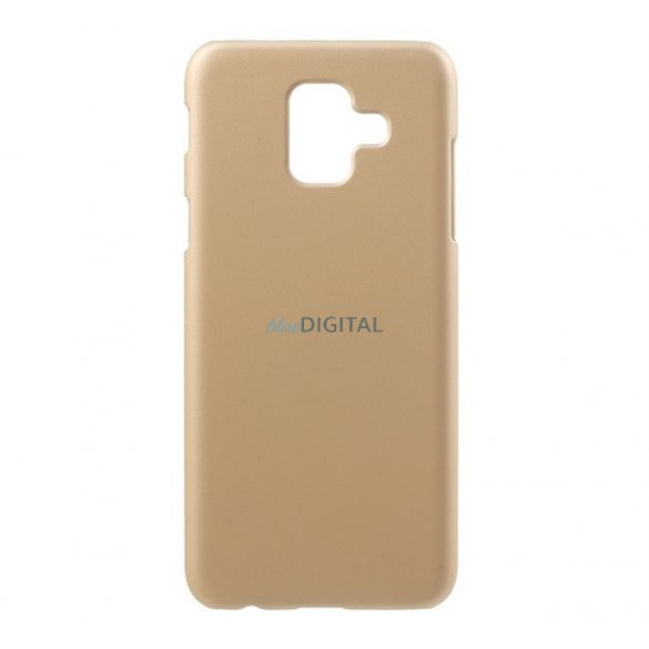 Protector de telefon din plastic (cauciucat) GOLD Samsung Galaxy A6 (2018) SM-A600F