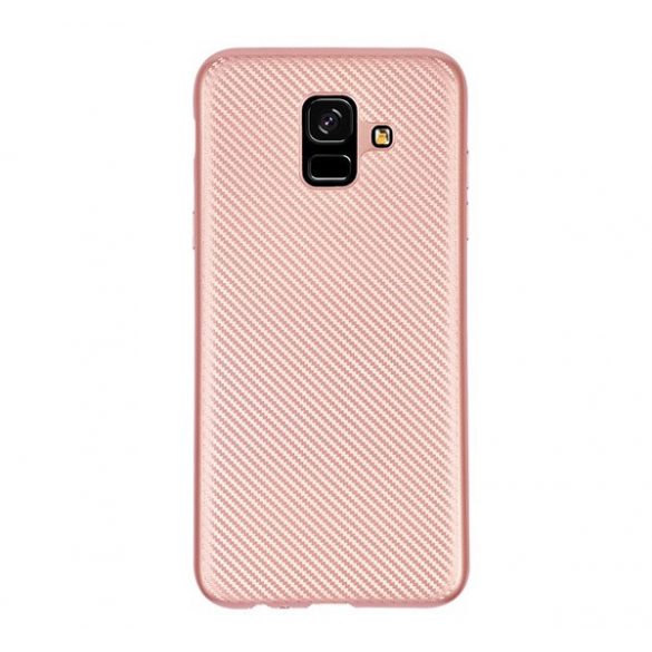 Husă silicon pentru telefon (model de carbon) GOLDEN Samsung Galaxy A6 (2018) SM-A600F