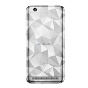 Protector de telefon din silicon (3D, model diamant) TRANSPARENT Xiaomi Redmi 5A