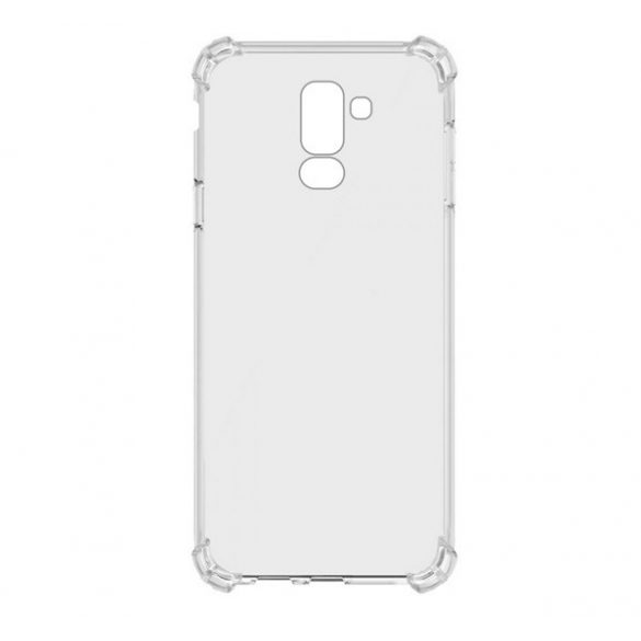 Protectie din silicon pentru telefon (rezistenta la impact mediu, colt cu perna de aer) TRANSPARENT Samsung Galaxy A6+ (2018) SM-A605F