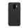 Protectie telefon din plastic MOFI HONOR (cadru silicon, spate cu efect piele, model impletit) NEGRU Samsung Galaxy A6 (2018) SM-A600F