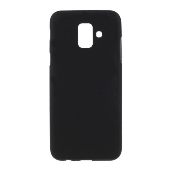 Husă siliconică pentru telefon (mată) NEGRU Samsung Galaxy J6 (2018) SM-J600F