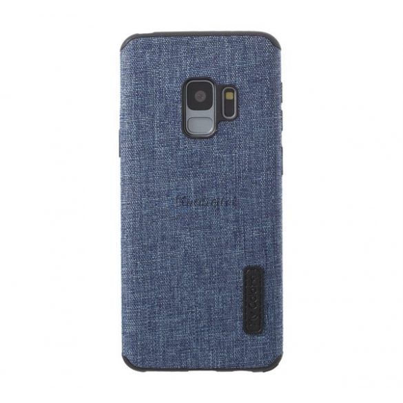 Protectie din silicon pentru telefon (acoperire textila) ALBASTRU DESCHIS Samsung Galaxy S9 (SM-G960)