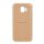 Protectie de telefon din silicon (interior din plastic, spate lucios) GOLD Samsung Galaxy J4 (2018) SM-J400F