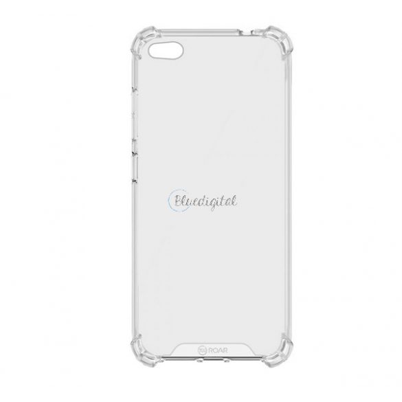 Protector de telefon din plastic ROAR JELLY ARMOR (cadru din silicon, rezistenta medie la impact, colt cu perna de aer) TRANSPARENT Xiaomi Redmi 5A