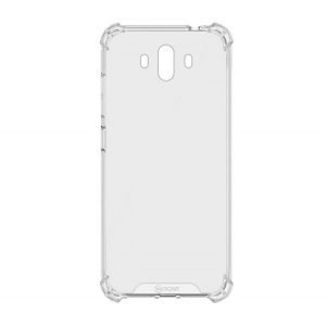 Protectie telefon din plastic ROAR JELLY ARMOR (cadru silicon, rezistenta medie la impact, colt cu perna de aer) TRANSPARENT Huawei Mate 10