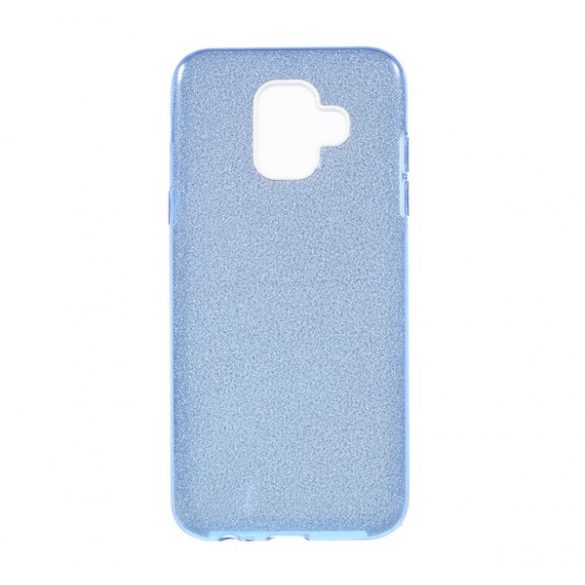 protecțiede telefon din silicon (plastic în interior, strat de hârtie sclipitoare detașabil) albastruSamsung Galaxy A6 (2018) SM-A600F