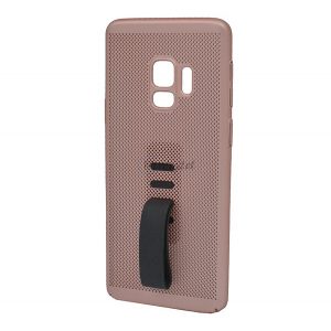 Protectie din plastic pentru telefon (silicon cauciucat, perforat) ROSE GOLD Samsung Galaxy S9 (SM-G960)