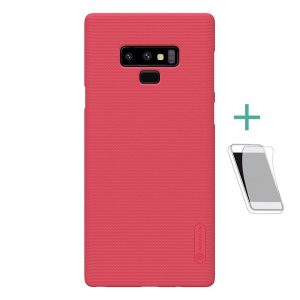 NILLKIN SUPER FROSTED plastic protecțiede telefon (cauciucat suprafață aspră + ecran protecțieFolie) PIROS Samsung Galaxy Note 9 (SM-N960F)