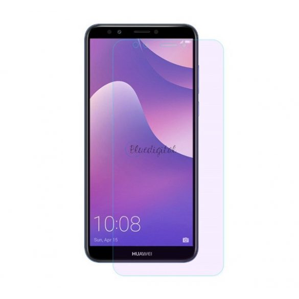 Sticlă de protecție a ecranului ENKAY (margine rotunjită 2.5D, protecție la lumină albastră, 0.26mm, 9H) TRANSPARENT Huawei Y7 Prime 2018 (Y7 2018)