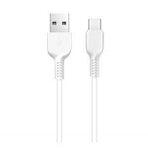 HOCO X20 cablu de date (USB - Type-C, încărcător rapid, 100 cm, anti-rupere) ALB