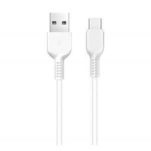 Cablu de date HOCO X20 (USB - Type-C, încărcător rapid, 200cm, anti-rupere) ALB