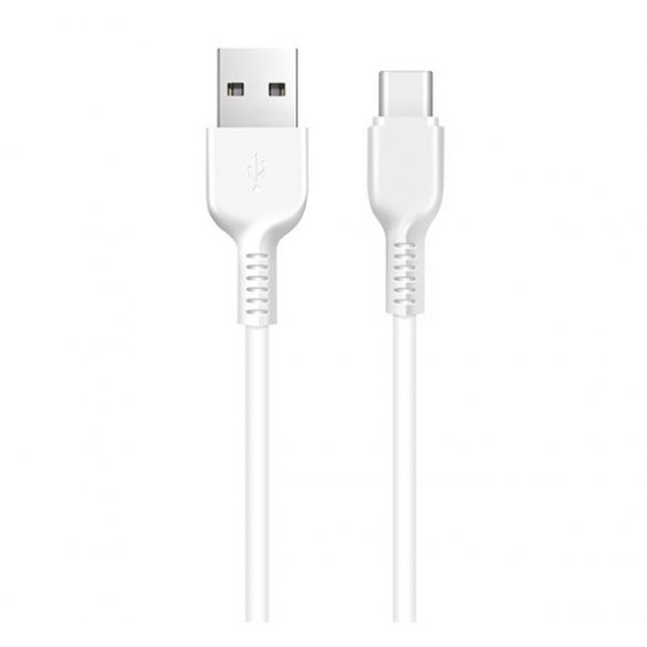 Cablu de date HOCO X20 (USB - Type-C, încărcător rapid, 300cm, anti-rupere) ALB