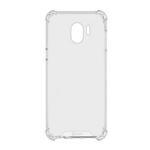 Protectie telefon din plastic ROAR JELLY ARMOR (cadru din silicon, rezistenta medie la impact, colt cu perna de aer) TRANSPARENT Samsung Galaxy J4 (2018) SM-J400F