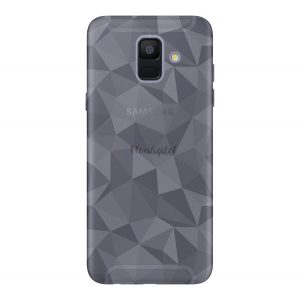 Protectie din silicon pentru telefon (3D, model diamant) CULOARE FUM Samsung Galaxy A6 (2018) SM-A600F