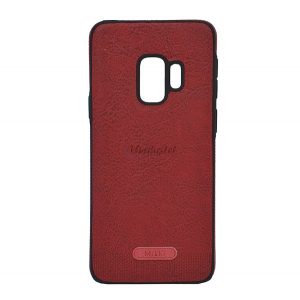 Protectie din silicon pentru telefon (ultra-subtire, rezistenta medie la impact, efect piele) ROSIU Samsung Galaxy S9 (SM-G960)