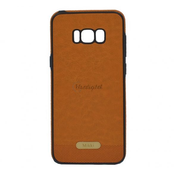 Protectie din silicon pentru telefon (ultra-subtire, rezistenta medie la impact, efect piele) MARO Samsung Galaxy S8 Plus (SM-G955)