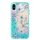 NILLKIN BLOSSOM silicon cadru protecțiede telefon (BUMPER, mediu rezistent la impact, spate din Folie securizată, fluture, model de flori) albastruApple iPhone XS Max 6.5