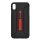 Protector de telefon din silicon NILLKIN GRIP (interior din plastic, rezistent la impact moderat, poate fi tras pe deget) NEGRU Apple iPhone XR 6.1