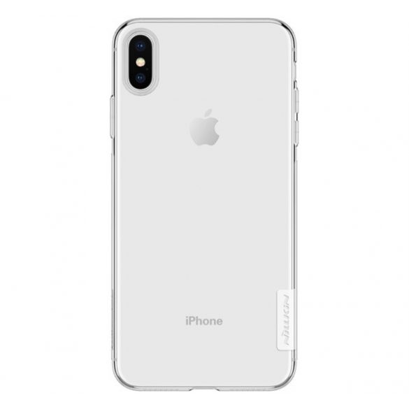 Protector de telefon din silicon NILLKIN NATURE (0,6 mm, ultrasubțire) TRANSPARENT Apple iPhone XS Max 6,5