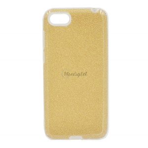 Protectie de telefon din silicon (interior din plastic, spate lucios) GOLD Huawei Y5 2018 (Y5 Prime 2018)