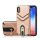 Protector de telefon din plastic Defender (rezistent mediu la impact, cauciucat, suport metalic) ROSE GOLD Apple iPhone XR 6.1