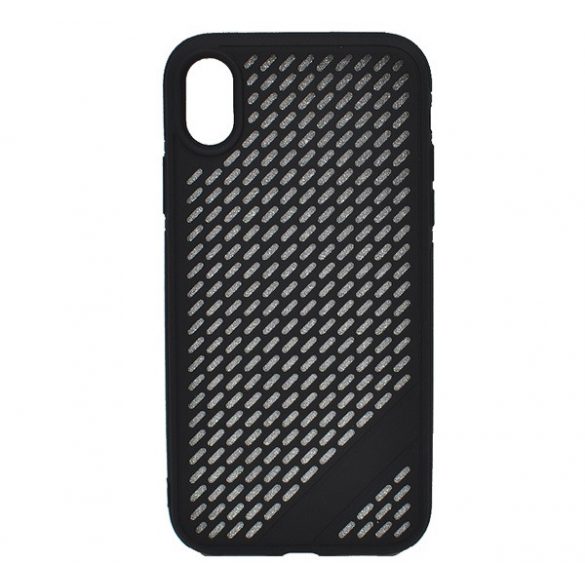 Protector de telefon din silicon (perforat) NEGRU Apple iPhone XR 6.1