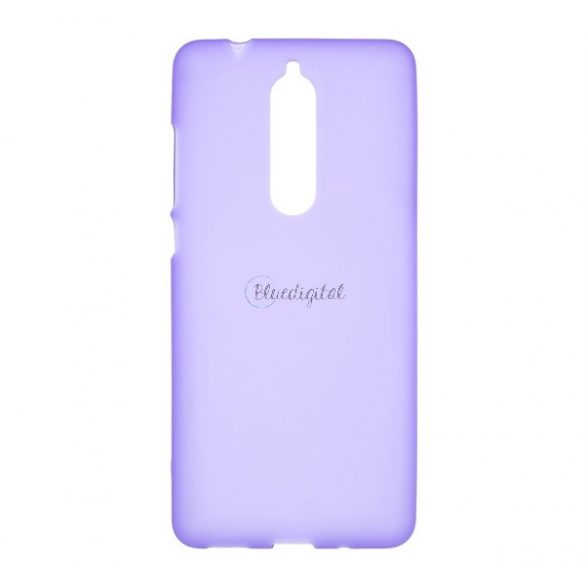 Protector de telefon din silicon (mat) PURPLE Nokia 5.1