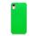 Protectie de telefon din silicon (spate din plastic, model perforat) VERDE DESCHIS Apple iPhone XR 6.1